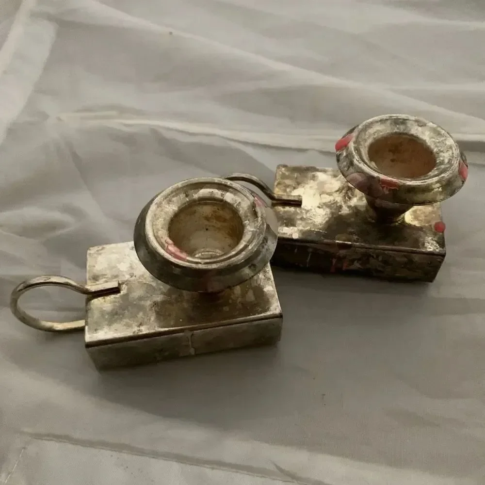 GIFTCO 1982 Metal Candle Stands